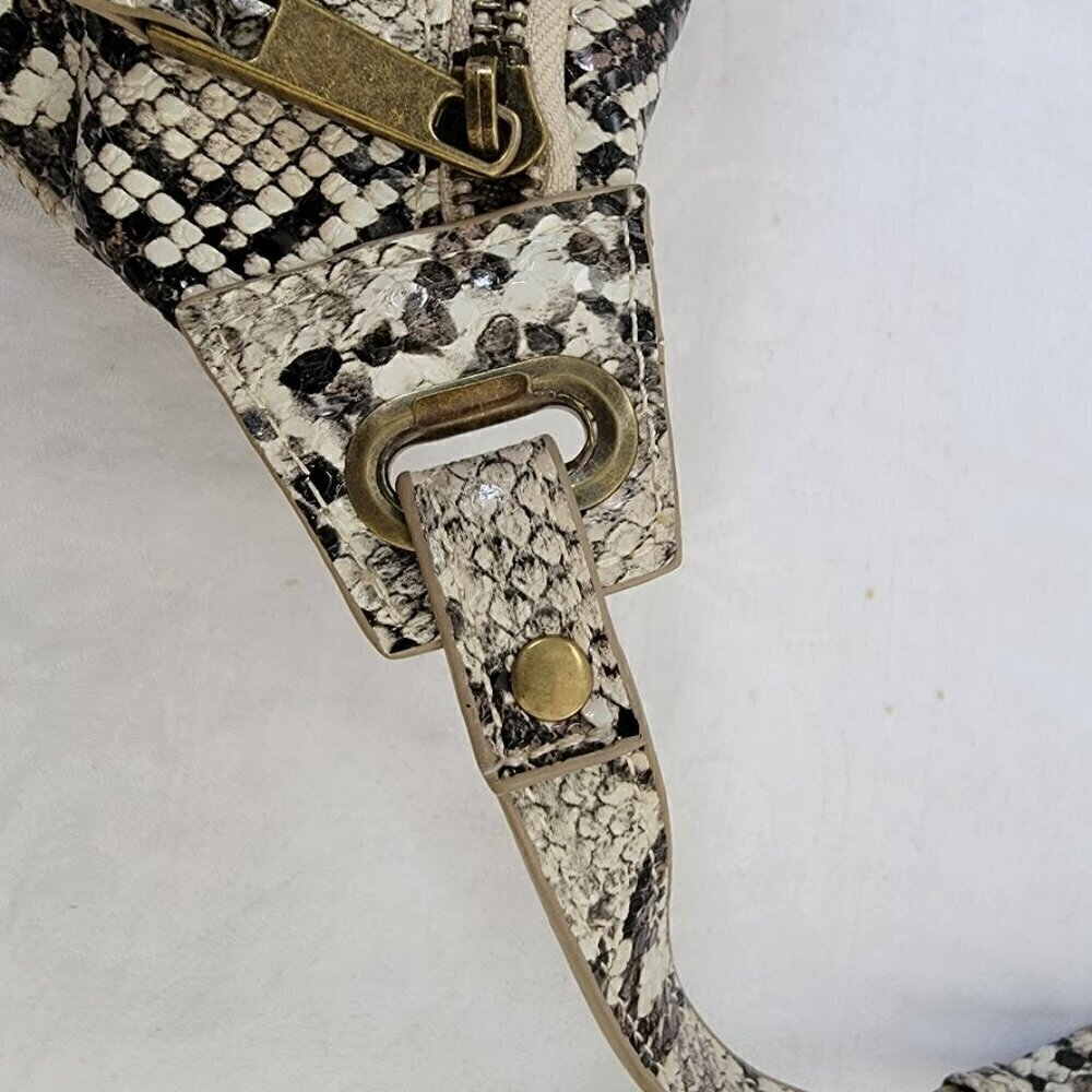 Python Style Snakeskin Preston Belt/Crossbody Bag… - image 6